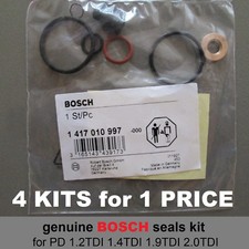Audi A2 A3 A4 A6 VW Golf Passat Sharan Touran T5 Diesel Injektor Seal Set 1.9tdi