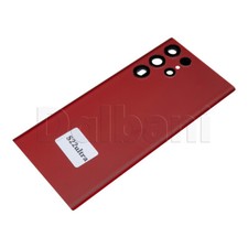 Back Glass Rear Housing Cover For Samsung Galaxy S22 Ultra Wine Red
