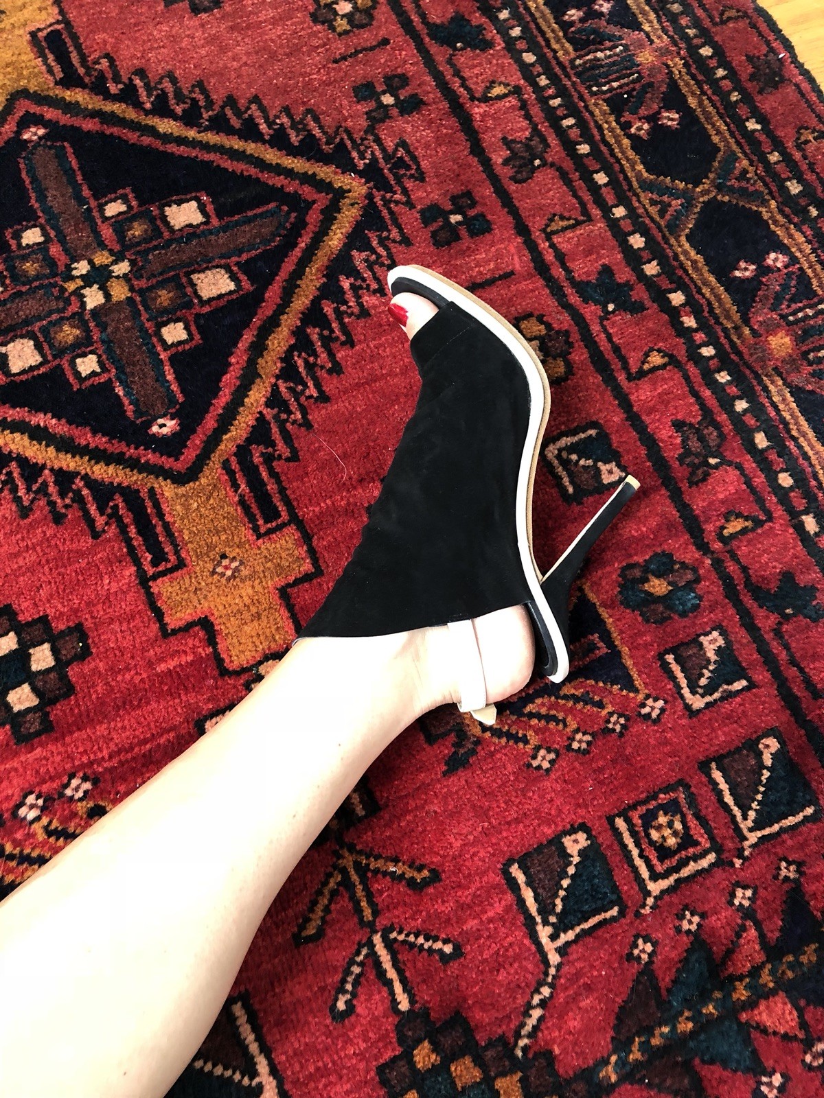 Balenciaga Peep Toe Gamuza Gamuza Gamuza Negra Marfil Sandalias de arranque de tuberías Zapatos De Taco Talla 11 b5f62d Balenciaga Peep Toe Gamuza Gamuza Gamuza Negra Marfil Sandalias de arranque de tuberías Zapatos De Taco Talla 11 b5f62d