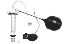 Toilet Fill Valve Repair Kit Float Replacement Flapper Rod Replace Old Worn Part