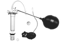 Toilet Fill Valve Repair Kit Float Replacement Flapper Rod Replace Old Worn Part