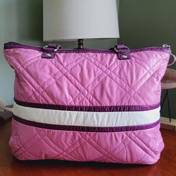 Bolso de Mano Coach Poppy Ski Bunny Glam 15873 Rosa Charol Bolso Y2K Foto 4 de 4