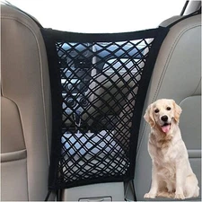 Falcale Dog Car Barrier Adjustable Mesh Barrier For Pets And Kids Safety