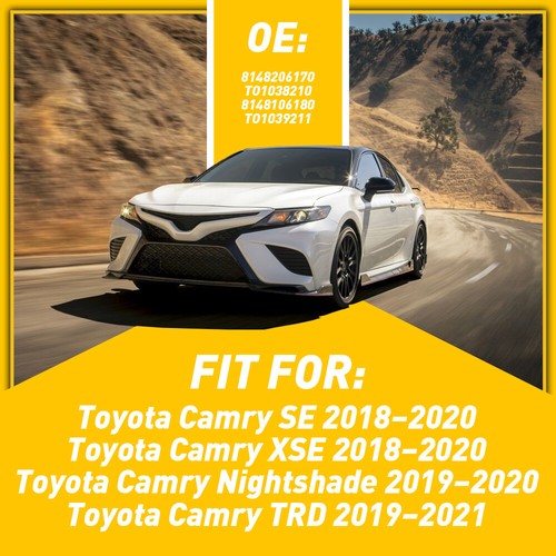 Faros antiniebla delanteros parachoques luces izquierda cubierta lateral para Toyota 2018 2019 20 Camry SE XSE - Imagen 2 de 9
