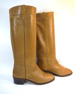 caramel riding boots