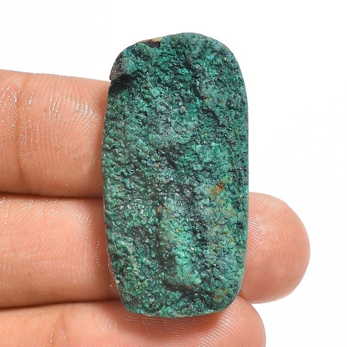 Natural Azurite Malachite Gemstone 46.50 Cts Loose Radiant Druzy From 33X18X8 mm - Picture 1 of 6