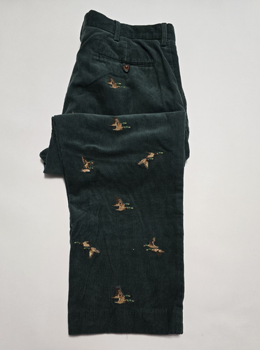 Polo Ralph Lauren Herren 36x27,5 Grün Cord Stockente Hose Enten - Bild 13 von 19