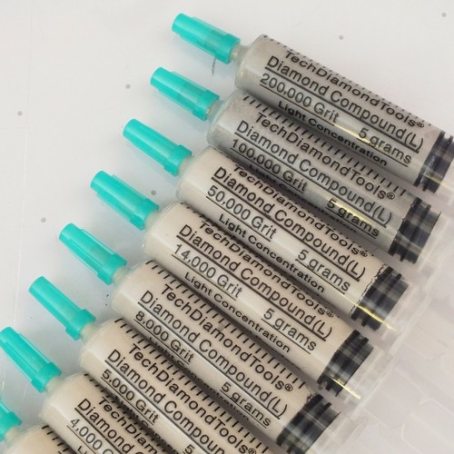 Diamond Paste Kit 5 Syringes 400 1200 4000 14000 50000 Grit (L) 10%Concentration - Bild 8 von 13