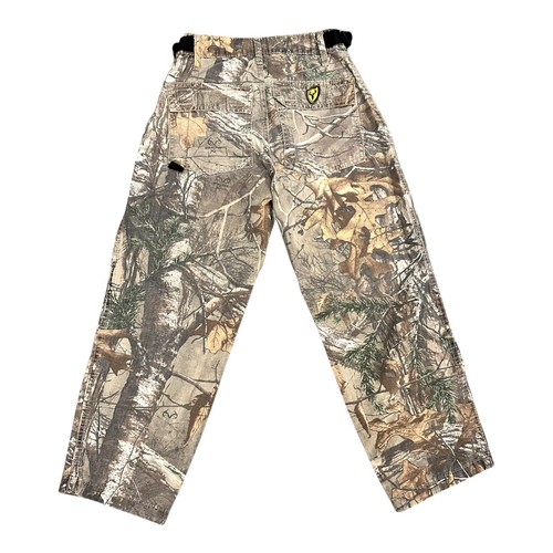 Scent Blocker Youth Medium Pants Camo Realtree Xtra Hunting Bib Adjustable Waist - Picture 4 of 8