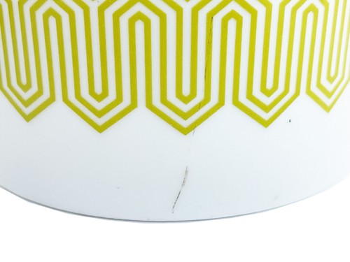 JONATHAN ADLER Porcelain Mugs Happy Chic White Olive Green "Charlotte" SET of 2 - Picture 5 of 14