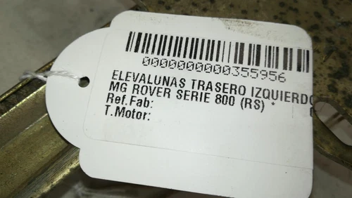 Elevalunas Trasero Izquierdo para MG ROVER ROVER 800 (RS) * 355956 - Imagen 2 de 4