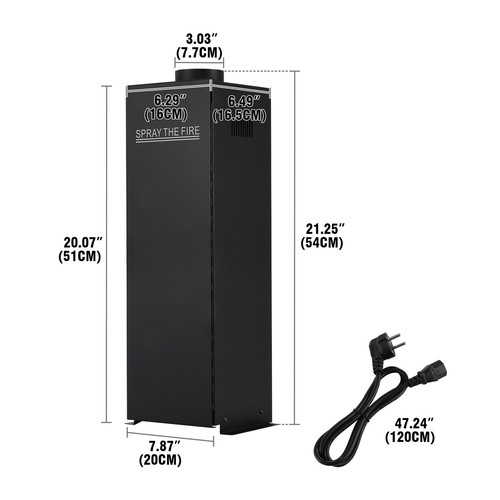 2pcs 200W Fiamme Proiettore Macchina Fuoco Effetto Machine Discoteca DJ - Picture 14 of 14