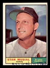 1961 Topps Baseball #290 Stan Musial GD