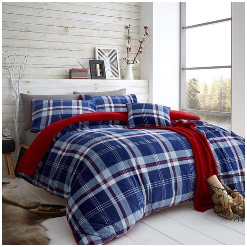 Teddy Bear Fleece Duvet Cover Fluffy Warm Cosy Quilt Thermal Sherpa Bedding Set - Picture 46 of 100