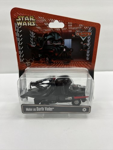 Disney Store Parks Star Wars Cars (2013) Mater As Darth Vader Toy Car NIP - Picture 9 of 11