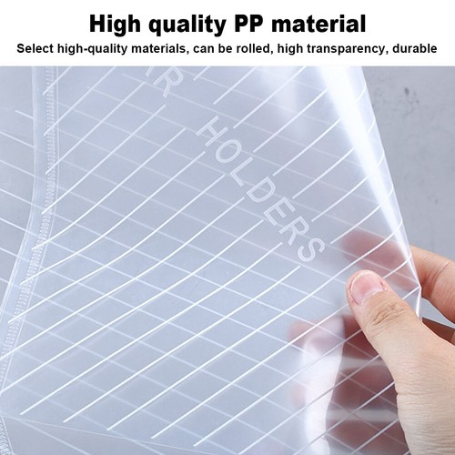 10-30X A4 Plastic Document Wallet Files Folders Filing School Office Button Bag - Picture 7 of 18