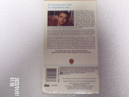 Forever James Dean Warner VHS 1990- Documentary / Dean Theatrical Trailers /NEW - Imagen 2 de 2