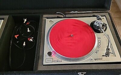 Vintage Gemini XL-500 II Turntables And Gemini Coffin Road Vintage Gemini XL-500 II Turntables And Gemini Coffin Road