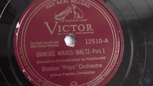 Arthur Fiedler - 78 U/min Single 12 Zoll - Cinch Victor #12510 Donauwellen Walzer