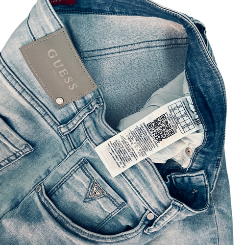 Men's Size 28 | Guess | Sammy Super Skinny | Light Blue Jeans - Picture 3 of 4