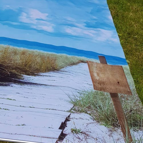 Stoffbanner „Strand, Düne,“ aus Fahnenstoff 2000 cm x 1000 cm schwer enflammbar - Bild 3 von 3