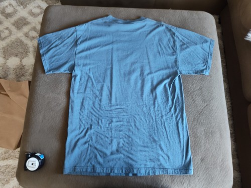 Vintage 90s Blue Fury Surfing GreyBlue T Shirt Tee Surf Beach Wave Size Large - Picture 9 of 9