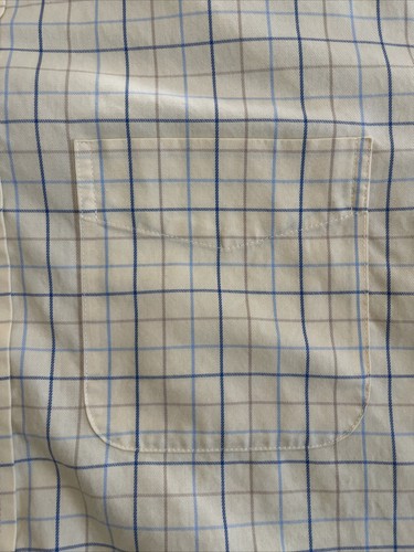LL Bean Medium regolare manica corta 269339 giallo a quadri a quadri - Foto 2 di 8