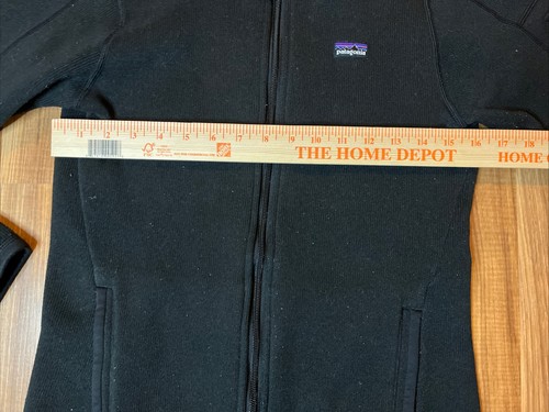 Patagonia Better Maglione Giacca Donna Sm Nero Full Zip Maglia Pile *** Leggi*** - Foto 8 di 10