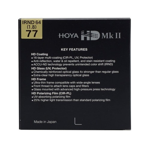Hoya HD MK II IRND64 (1.8) Filter 49mm - Picture 6 of 6