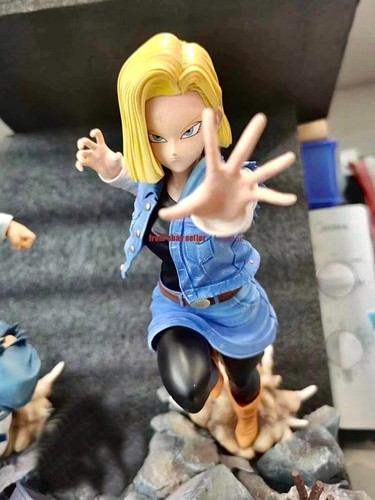 CUSTOMIZED Dragon Ball Android 17 + Android 18 1/6 GK Resin Figures Model Statue - Picture 4 of 11