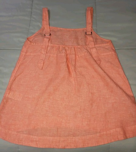 Athleta Voyager Linen Tank Top Size Medium Orange Sleeveless Straps. New - Picture 4 of 10