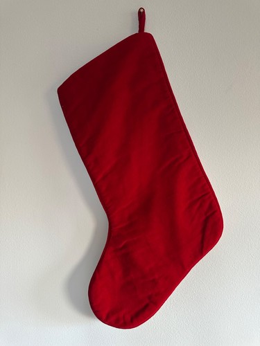 Vtg Needlepoint Christmas Stocking Boughs Holly Wool Handmade Lined NEW Ribbon - Picture 4 of 4