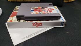 CIB HOOPS BASKETBALL NINTENDO NES VIDEO GAME COMPLETE IN BOX W/ PROTECTOR CASE