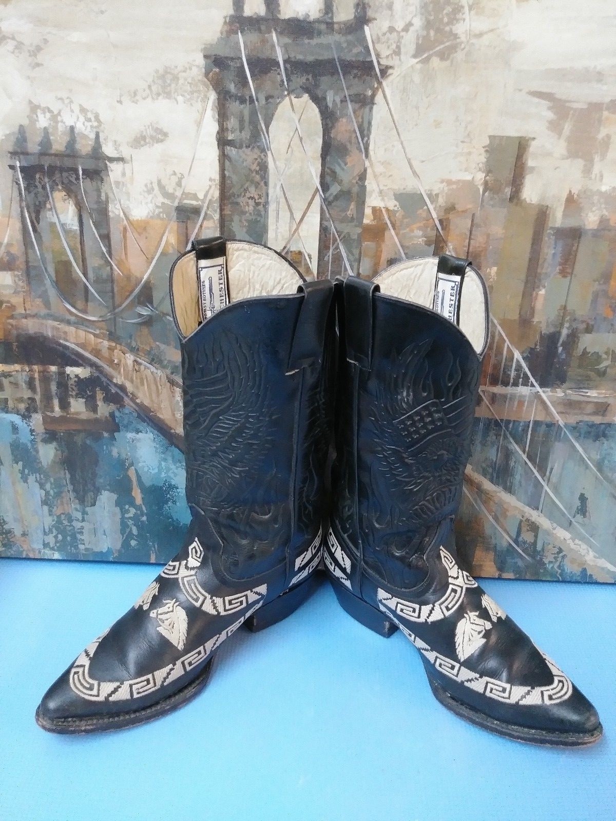BOTAS Y BOTINES 9.5 WINCHESTER Damenschuhe Stiefel BLACK 9.5 BOTINES 9c0401 BOTAS Y BOTINES 9.5 WINCHESTER Damenschuhe Stiefel BLACK 9.5 BOTINES 9c0401