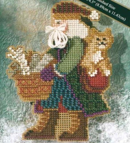 Mill Hill Appalachen Santa Perlen Kreuzstich Kit ~ Smoky Mountain Santa - Bild 1 von 3