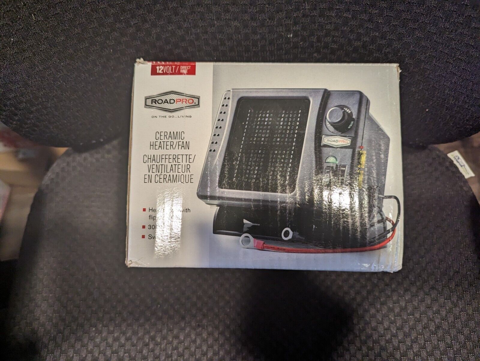RoadPro 12-Volt Direct Hook-Up Ceramic Heater/ Fan with Swivel Base RoadPro 12-Volt Direct Hook-Up Ceramic Heater/ Fan with Swivel Base