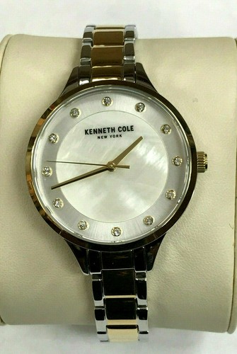 Kenneth Cole New York KC51058001 Two-Tone Stainless Steel Ladies Watch WARRANTY - Picture 9 of 12