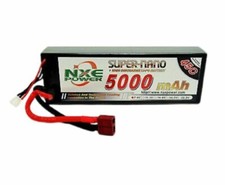 NXE 7.4V 2S, 5000MAH, 45C, HARDCASE, W/DEANS LIPO, NXE5000HC452  HC_OZ