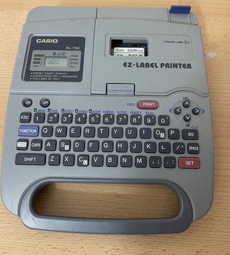 Casio Kl-750 label Printer