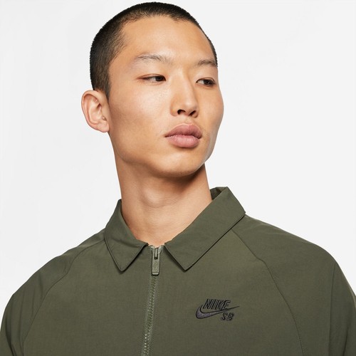 New w Tags Rare Nike SB Mens  Skateboarding Skate Jacket "Khaki" Full Zip Sz XXL - Picture 4 of 20