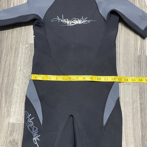 HO SPORTS 4 Way Stretch Back Zipper Black Rash Guard Wet Suit Junior's Size 12 - Picture 11 of 11