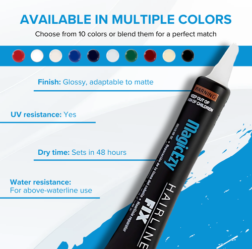 Hairline Fix: Fibreglass Gelcoat Crack Repair for Boats - MagicEzy in 10 colours - Picture 20 of 78