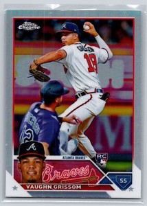 2023 Topps Chrome #48 Vaughn Grissom Refractor 13a
