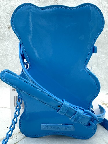 Borsa a tracolla Betsey Johnson orsacchiotto gommoso blu XO Candy nuova con etichette - Foto 5 di 16