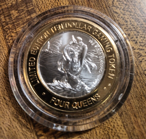 LOT of 3 $10 Silver Strike Token 4 Queens Casino Selene Amphitrite Despina - Picture 3 of 8