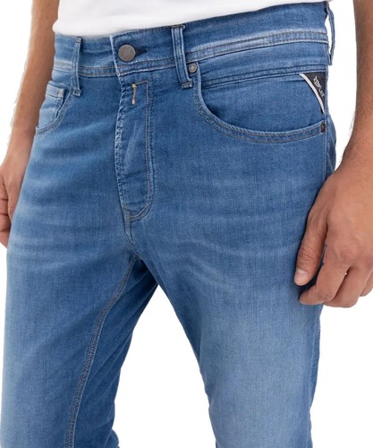 Jeans REPLAY uomo WILLBI denim leggero X-L.I.T.E stretch straight M1008J 787 686 - Afbeelding 3 van 4