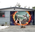 3D Dinosaur World N488 Garage Door Murals Wall Print Wall UK Eve 2023