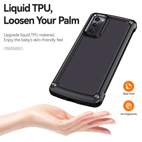 Custodia bumper gomma antiurto vetro temperato per Samsung Galaxy S20 FE 5G - Foto 6 di 36
