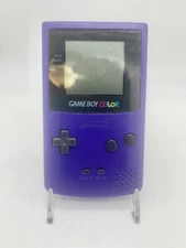 AUTHENTIC ORIGINAL NINTENDO GAMEBOY COLOR CGB-001 OEM *GLASS LENS & STICKERS*