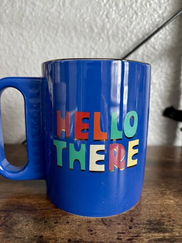 Tabitha Braun Steinzeug Becher Hello There Blau 1 Halter 16 Flüssige Unzen Mikrowellengeeignet - Bild 4 von 6